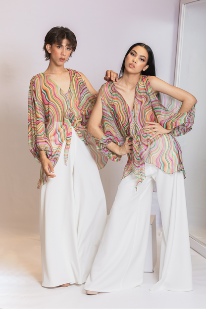 CAMISERA OVERSIZE MULTICOLOR